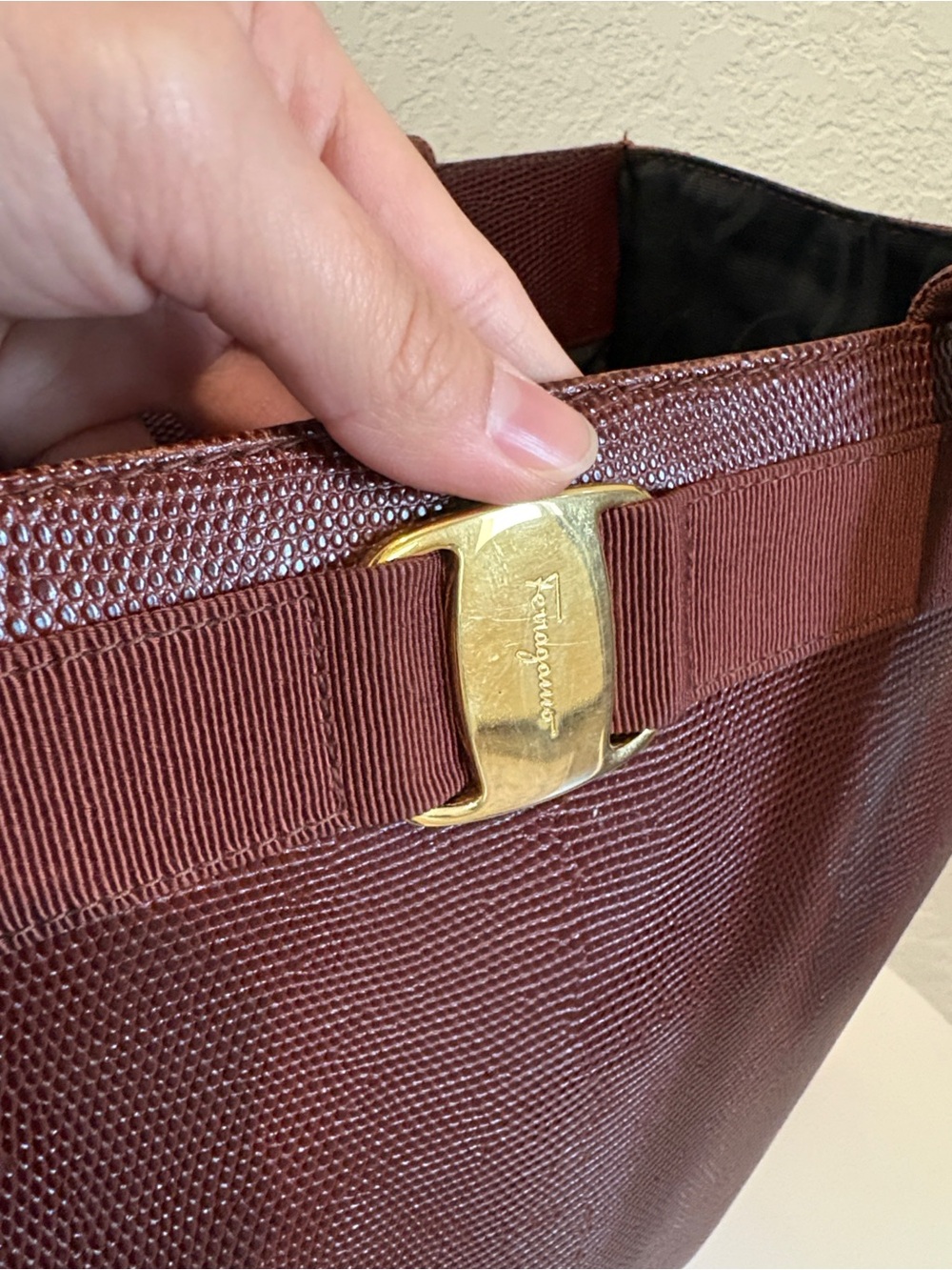 Salvatore Ferragamo Brown
Leather Tote Shoulder Bag - Picture 12 of 14